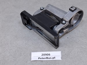 Uchwyt, wspornik mocujący lusterko autobusu VOLVO, ślizg ramienia obrotowego, podłączenie zasilania elektrycznego, wysokość 17 cm