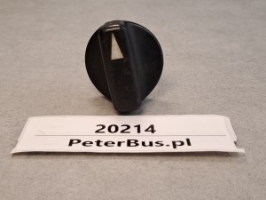 Pokrętło deski rozdzielczej autobusu, ogrzewanie, nawiew, temperatura, gałka potencjometru