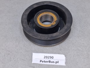 Koło pasowe na jeden pasek klinowy, VOLVO, średnica koła 15,5 cm, średnica wewnętrzna 39 mm, szerokość prowadnicy 36 mm
