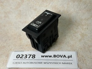 Klawisz, przycisk, włącznik oświetlenia autobusu MAN A21, numer 81.25505-6425