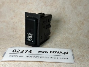 Włącznik, przycisk, klawisz ASR autobusu MAN A21, nr 1500.9100045409