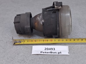 Halogen, reflektor, lampa autobusowa, 2 PINy, przeciwmgłowa, HELLA 301-144 550, L=15 cm, FI=86 mm