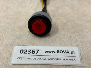 Przycisk, guzik, klawisz otwierania drzwi przednich MAN A20, EAO nr 72-00 341.01