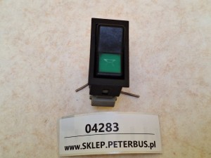 Klawisz, włącznik, przycisk IRISBUS AXER z symbolem lampy; oświetlenie, HLF nr 443 851 443 820