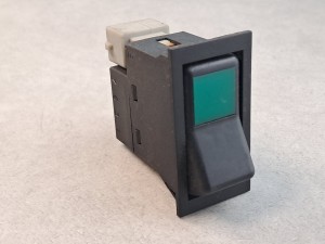 Klawisz, przycisk, włącznik świateł autobusu, HLF numer 443 851 443 820, 2 PINy 