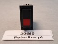 20660, Przycisk, klawisz, włącznik deski rozdzielczej HLF nr 443 851 546 820,  7 PINów +1, czerwone tło (5).jpg