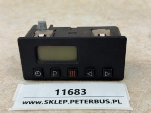 Panel sterowania, sterownik ogrzewania postojowego WEBASTO nr 8EU 007 696-03, ZGS 002, Eberspracher nr 22 1000 30 43 00, Webasto 84 765 A, Mercedes 0009272670