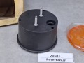 20601, Lampa okrągła, klosz, wkład, obudowa lampy tył BOVA Futura, okrągły, fi 12 cm, montaż na 3 śruby, HELLA 964169 BL, kierunkowskaz tył  - NOWA (6).jpg