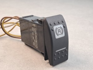 Włącznik, klawisz, przycisk RETARDERA na pulpicie BOVA Futura FHD, FLD, EURO 3, CARLLINGSWITCH 0428, V4B2, 7 PINów 