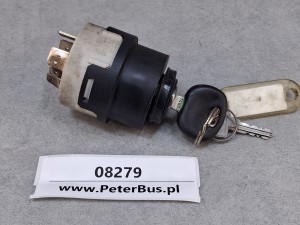 Stacyjka zapłonu autobusu BOVA Futura EURO 3 wraz z kluczykiem, nr 21531 