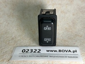 Klawisz, przycisk, włącznik poziomowania, podnoszenia i obniżania autobusu na poduszkach, MAN A20, nr 611 540 00 66