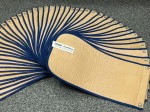 Zagłówki autobusowe, komplet, 48 sztuk, mocowane na napy, długość 42 cm