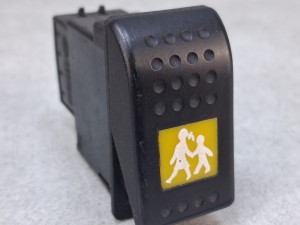 Klawisz, przycisk, włącznik MAN Berkhof 7832-02, 4 PINy, symbol dzieci