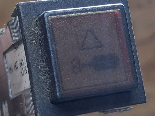 21342, Kontrolka deski rozdzielczej VAN Hool 815, nr 9709 Lamp 28V  (2).jpg