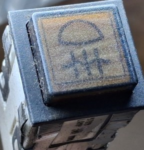 Kontrolka deski rozdzielczej VAN Hool 815, nr 9709 Lamp 28V - kontrolka świateł