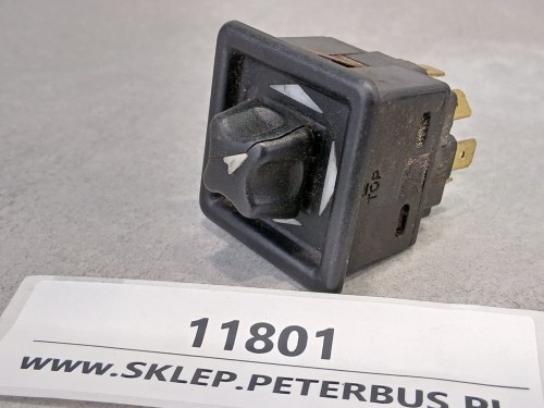 11801, Pokrętło sterowania, regulacji lusterek elektrycznych, zewnętrznych  9 PINów, 24V  - widoczne pęknięcie (4).jpeg