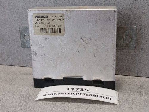 11735, Jednostka sterująca klimatyzacją, podstacja WABCO nr 446 096 003 0, 24 V, nr 7 786 045 000, SETRA S315  HD, oryginał 1996 rok  (8).jpeg