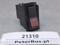 21310, Klawisz, przycisk, włącznik świateł awaryjnych TEMSA SAFARI, BOVA Futura nr 501.605, 8 PINów, napis HAZARD, symbol trójkąta awaryjnego  (5).jpg