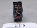 21310, Klawisz, przycisk, włącznik świateł awaryjnych TEMSA SAFARI, BOVA Futura nr 501.605, 8 PINów, napis HAZARD, symbol trójkąta awaryjnego  (7).jpg