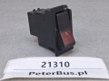 21310, Klawisz, przycisk, włącznik świateł awaryjnych TEMSA SAFARI, BOVA Futura nr 501.605, 8 PINów, napis HAZARD, symbol trójkąta awaryjnego  (4).jpg