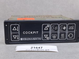 KONVEKTA COCKPIT KS 160, Sterownik klimatyzacji, panel sterowania ogrzewaniem, temperaturą, MAN Lions Coach GWARANCJA 100% sprawności