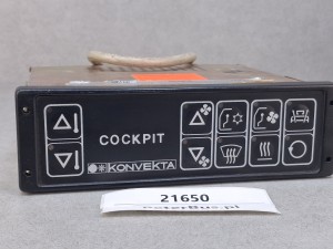 KONVEKTA COCKPIT KS 160, Sterownik klimatyzacji, panel sterowania ogrzewaniem, temperaturą, MAN Lions Coach GWARANCJA 100% sprawności 