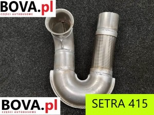 Rura układu wydechowego SETRA S415, S416, S417 HD, GT, GT-HD - NOWA