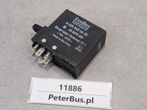 11886a, EvoBus A 035 545 66 32, nr 89 8095 000, Gateway V1.1., moduł sterujący Electronic Control Unit, bramka CAN  (4).jpeg