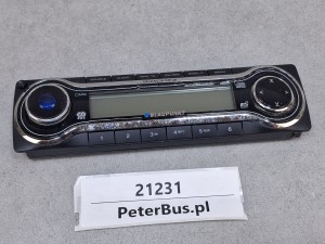 BLAUPUNKT VALENCIA MP 36, nr 8.613.590.099 - USZKODZONY - wyłamany bolec mocujący panel 