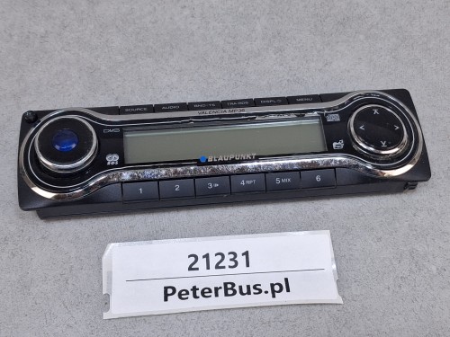 BLAUPUNKT VALENCIA MP 36, nr 8.613.590.099 - USZKODZONY - wyłamany bolec mocujący panel