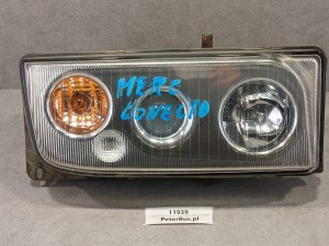 Mercedes Conecto lampa przednia, reflektor prawy FARBA 121480