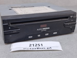 Odtwarzacz AUTOMEDIA AMV342D, USB, DVD, MP3, SD - niesprawny - uszkodzony