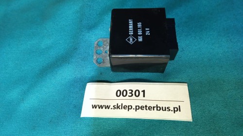 00301, Przekaźnik, przerywacz wycieraczek BOVA Futura, IGE 601-195, 24V (1).jpeg