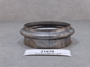 Rura prosta fi 113 mm, z przetłoczeniem, przejściówka, łącznik układu wydechowego