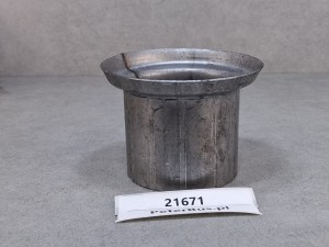 Rura układu wydechowego z rozszerzeniem, nasadka fi 113 mm, rura prosta fi 85 mm