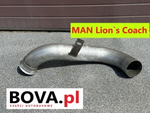 Rura układu wydechowego MAN Lion`s Coach, dolotowa do tłumika, FABRYCZNIE NOWA