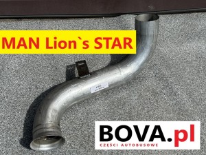 Rura układu wydechowego MAN Lion`s STAR, dolotowa do tłumika, FABRYCZNIE NOWA