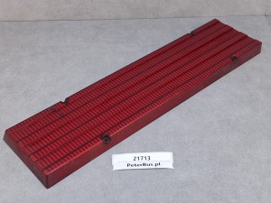 Klosz tylny BERKHOF, wymiary 50 x 12,5 cm, kolor czerwony, odblask na klapie silnika, oryginał  HELLA 3XU 006 912