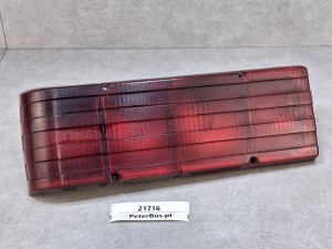 Lampa tył DAF, VOLVO BERHOF, klosz czerwony, 4 gniazda, HELLA S1 RD  F9101, wymiary 12 x 41,5 cm