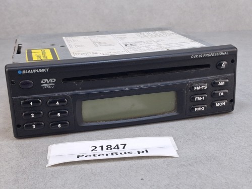 21847, Radio BLAUPUNKT CVX 02 PROFESSIONAL, 7 607 276 016, odtwarzacz DVD, 100% sprawny uwaga NIESPRAWNY napęd DVD  (8).jpg
