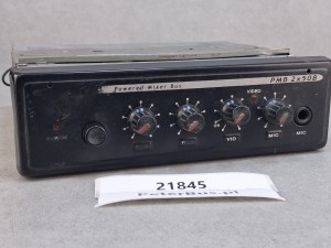 Wzmacniacz autobusowy Powered Mixer Bus, panel sterowania dźwiękiem Eltra PMB 2x50B, radio, video, mikrofon  - GWARANCJA 100% sprawności 