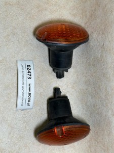Kierunkowskaz okrągły PRAWY + LEWY tył, IVECO Sideral, fi=92 mm