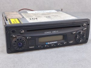 Radio autobusowe, odtwarzacz płyt BLAUPUNKT CRD 41, 24V, nr 7 607 005 031, 100% sprawny - GWARANCJA  - UWAGA niesprawny mechanizm CD