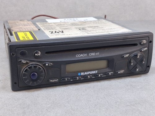 21643, Radio autobusowe, odtwarzacz płyt BLAUPUNKT CRD 41, 24V, nr 7 607 005 031, 100% sprawny - GWARANCJA  - sprawny mechanizm CD (8).jpg