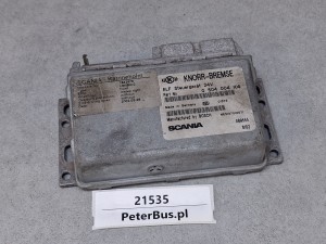 ELF elektroniczne sterowanie zawieszeniem KNORR-BREMSE nr 0 504 004 109, SCANIA nr 489555, KNORR nr 0504004109, typ L94IB4x2, 2002 rok  - PRZÓD