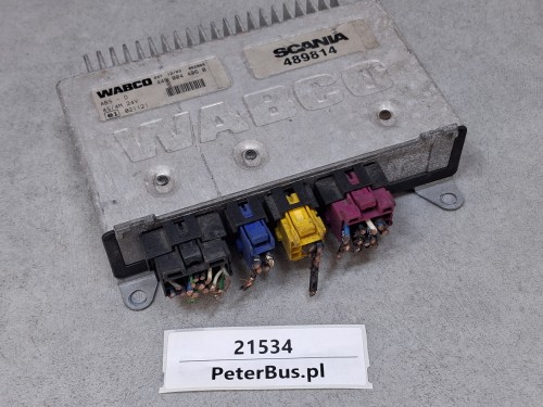 21534, Sterownik ABS-D WABCO nr 446 004 406 0, SCANIA CENTURY, 4S4M, SCANIA nr 489814 , wraz z wtyczkami (4).jpg