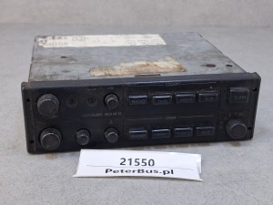 Wzmacniacz autobusowy  BLAUPUNKT BCA 08 TA, nr 7 607 803 010, panel sterownia RADIO, kaseta, AUX, video - 100% sprawny - 