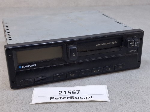 21567a, Radio autobusowe BLAUPUNKT RDR 05, NR 7 607 005 006 0  - 100% sprawny - GWARANCJA  (5).jpg