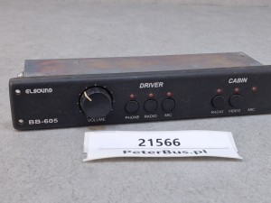 Wzmacniacz audio IRISBUS Karosa AXER, ELSOUND BB-605 
