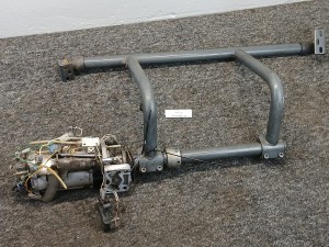 Siłownik otwierania - zamykania drzwi MASATS 101102D0, wraz ze stelażem mocującym drzwi, elektrozawór Masats 22126A24